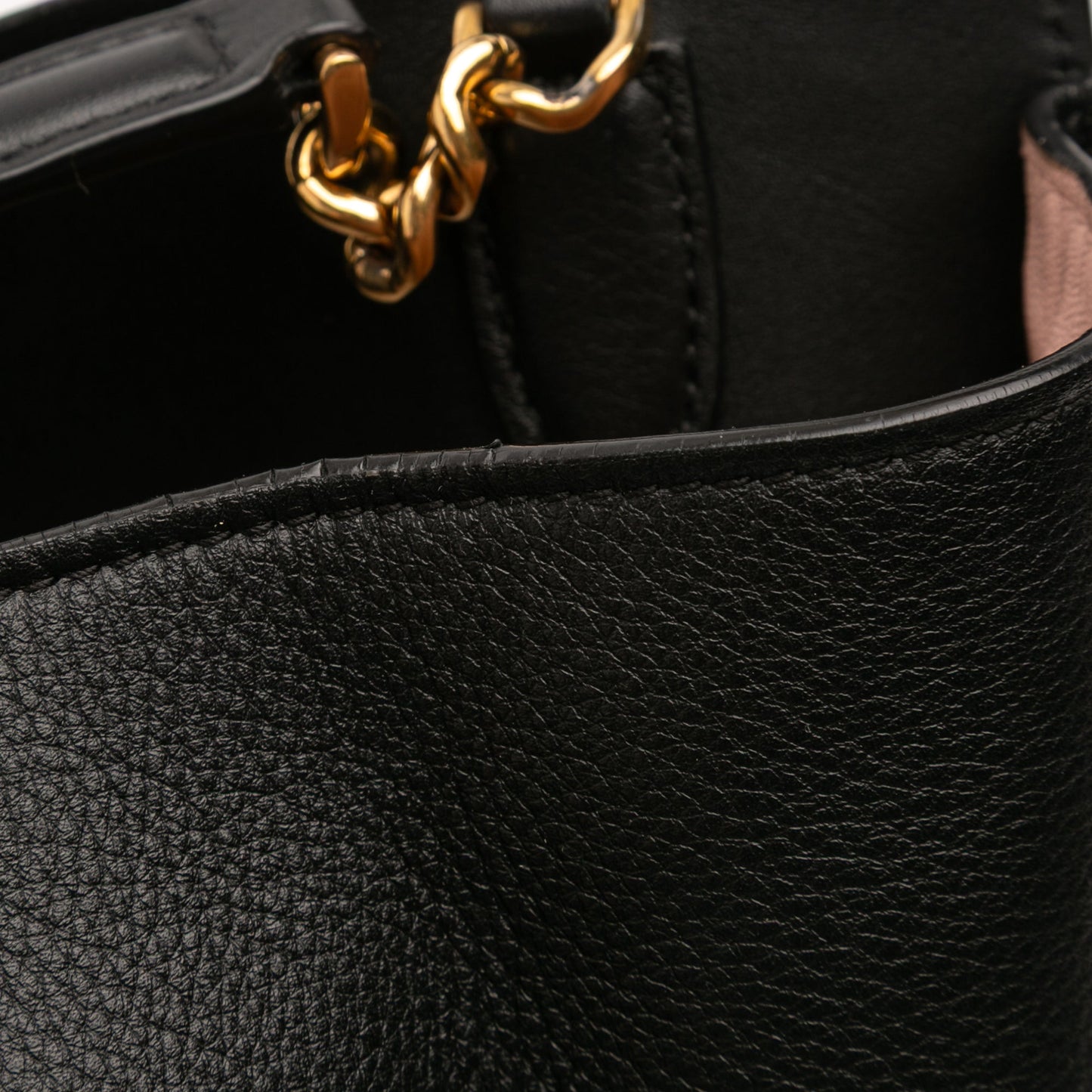 Ferragamo Gancini Embossed Calfskin Trifolio Tote