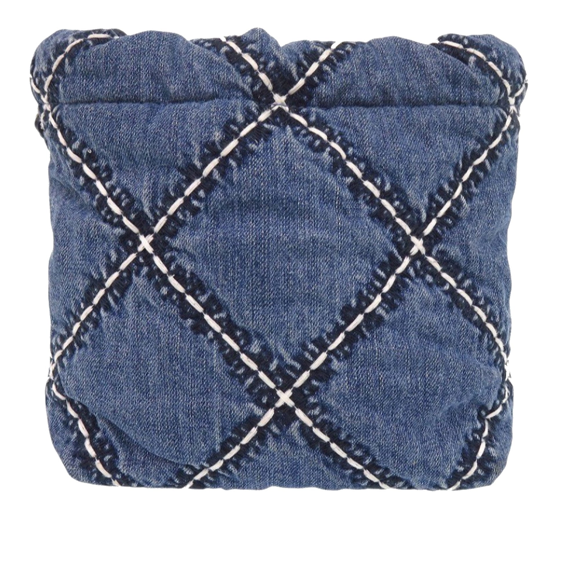 Chanel Mini Denim Stitched 22 Handbag