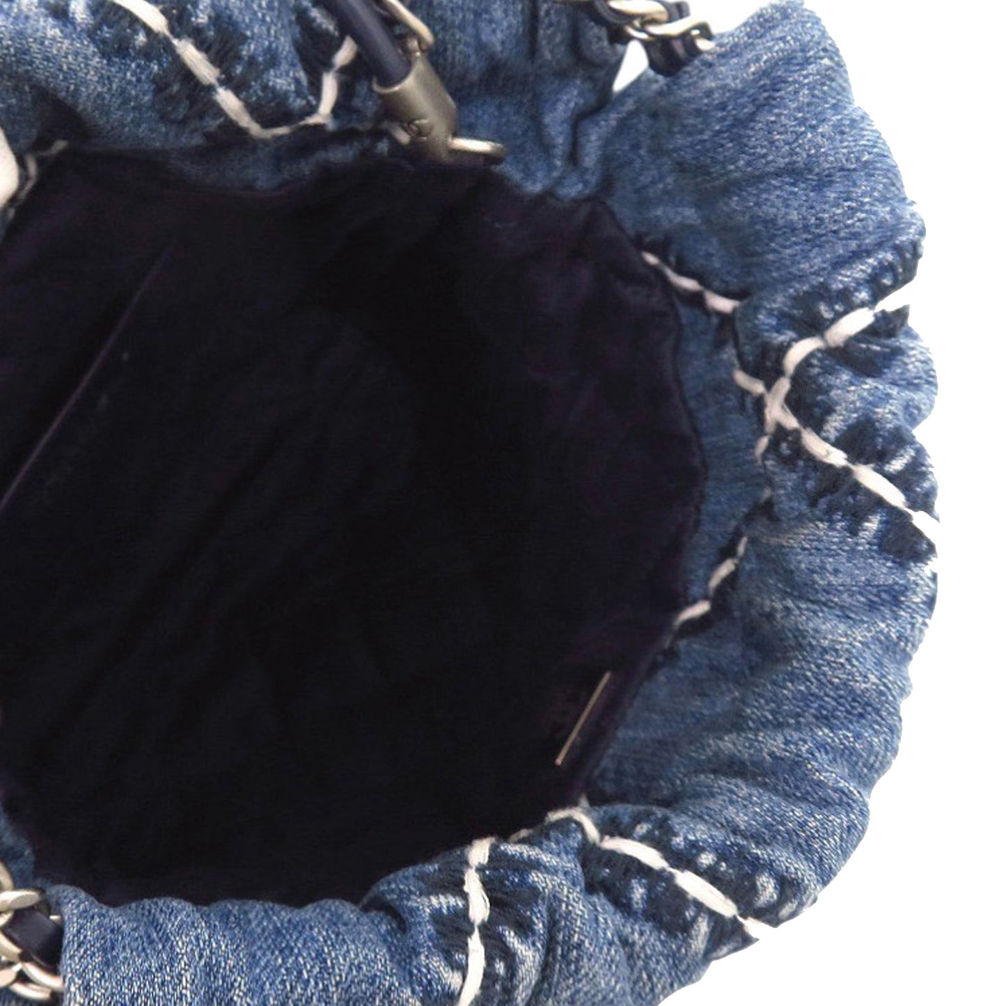 Chanel Mini Denim Stitched 22 Handbag