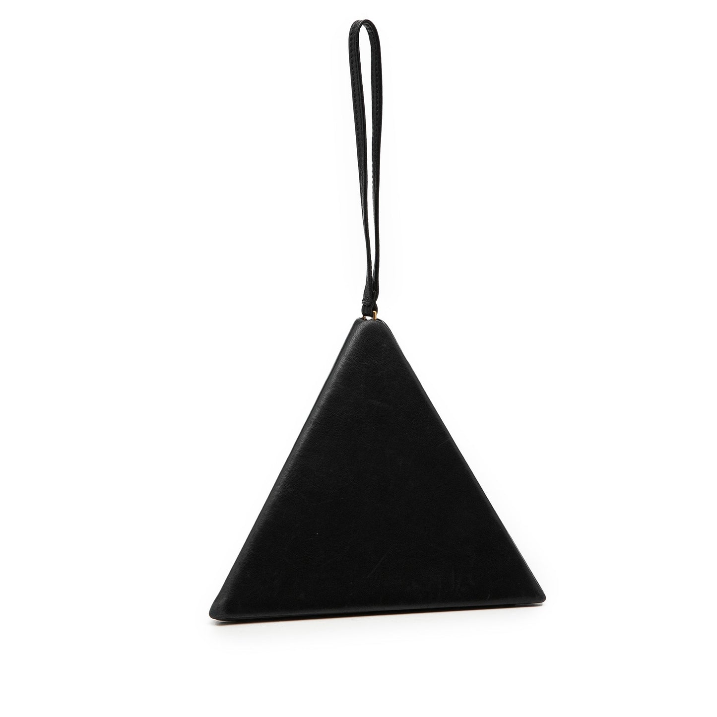 Saint Laurent Small Leather Pyramid Box Clutch