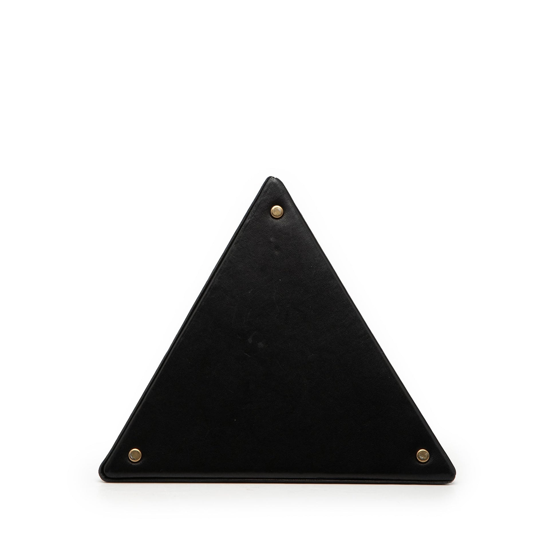 Saint Laurent Small Leather Pyramid Box Clutch