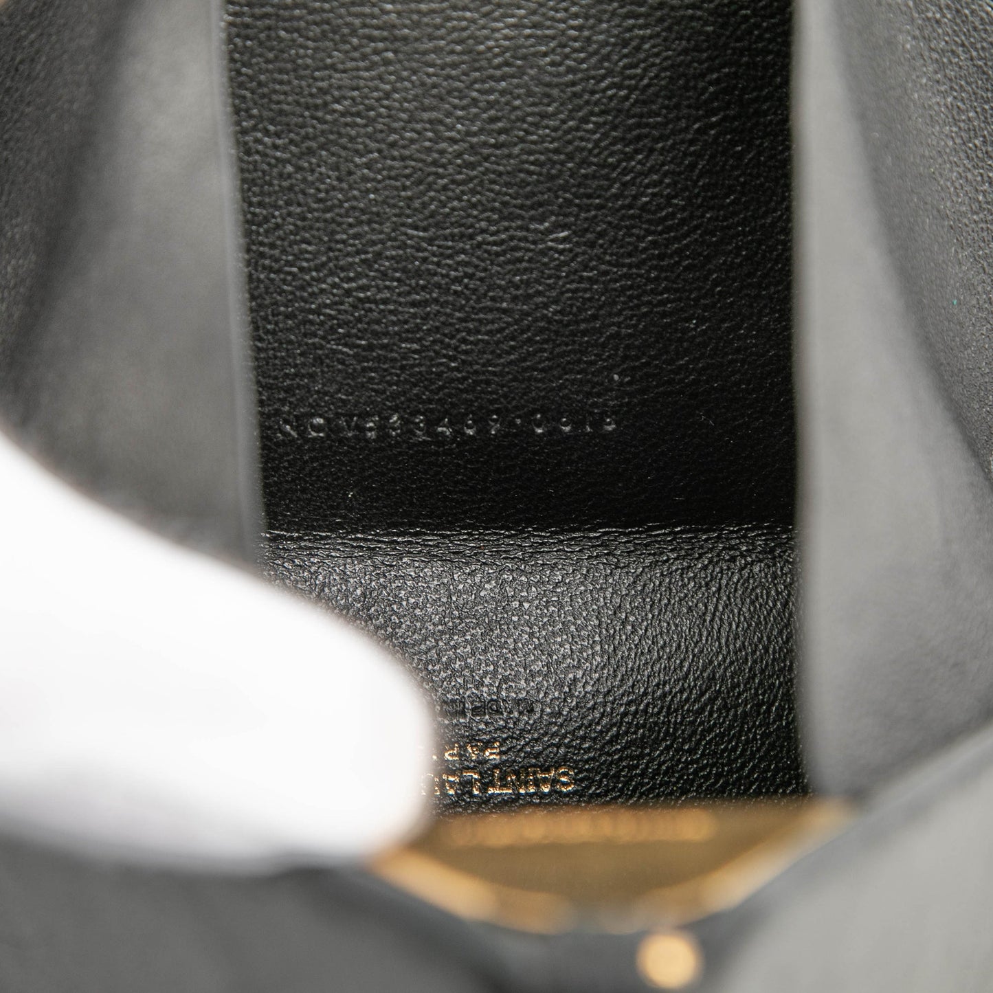 Saint Laurent Small Leather Pyramid Box Clutch