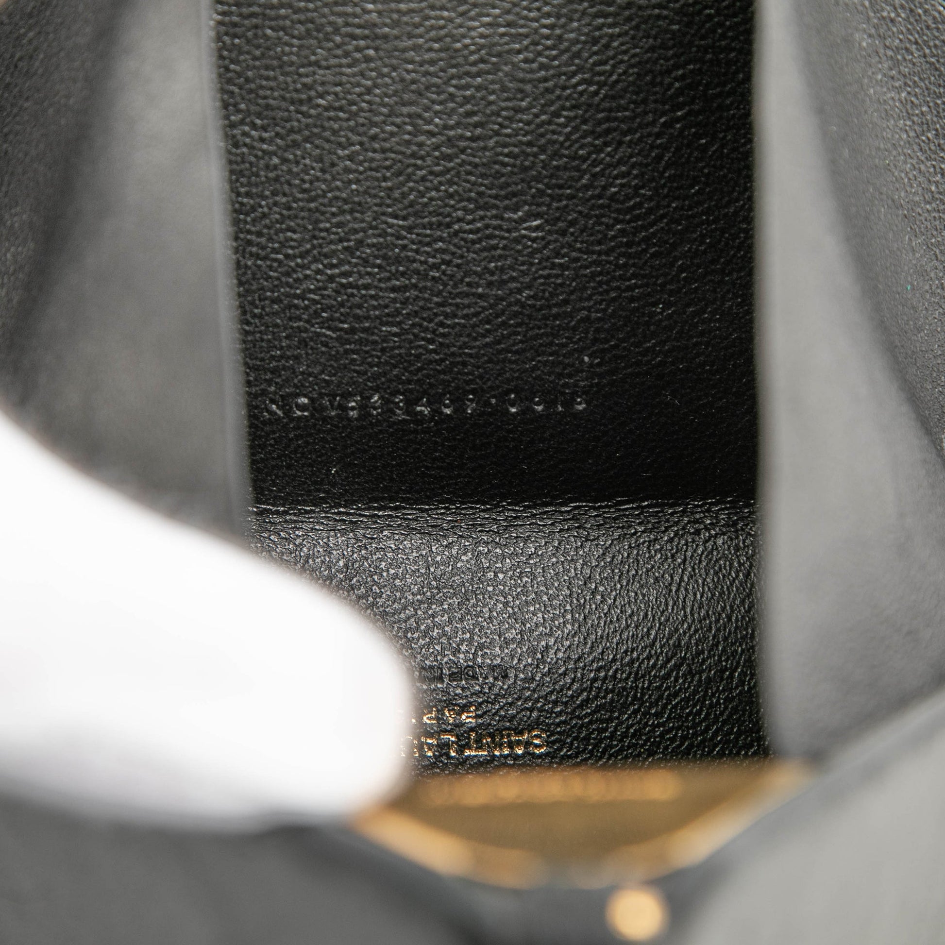 Saint Laurent Small Leather Pyramid Box Clutch