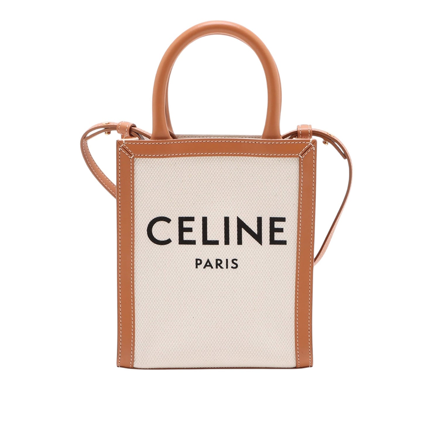 Celine Mini Canvas Vertical Cabas Tote