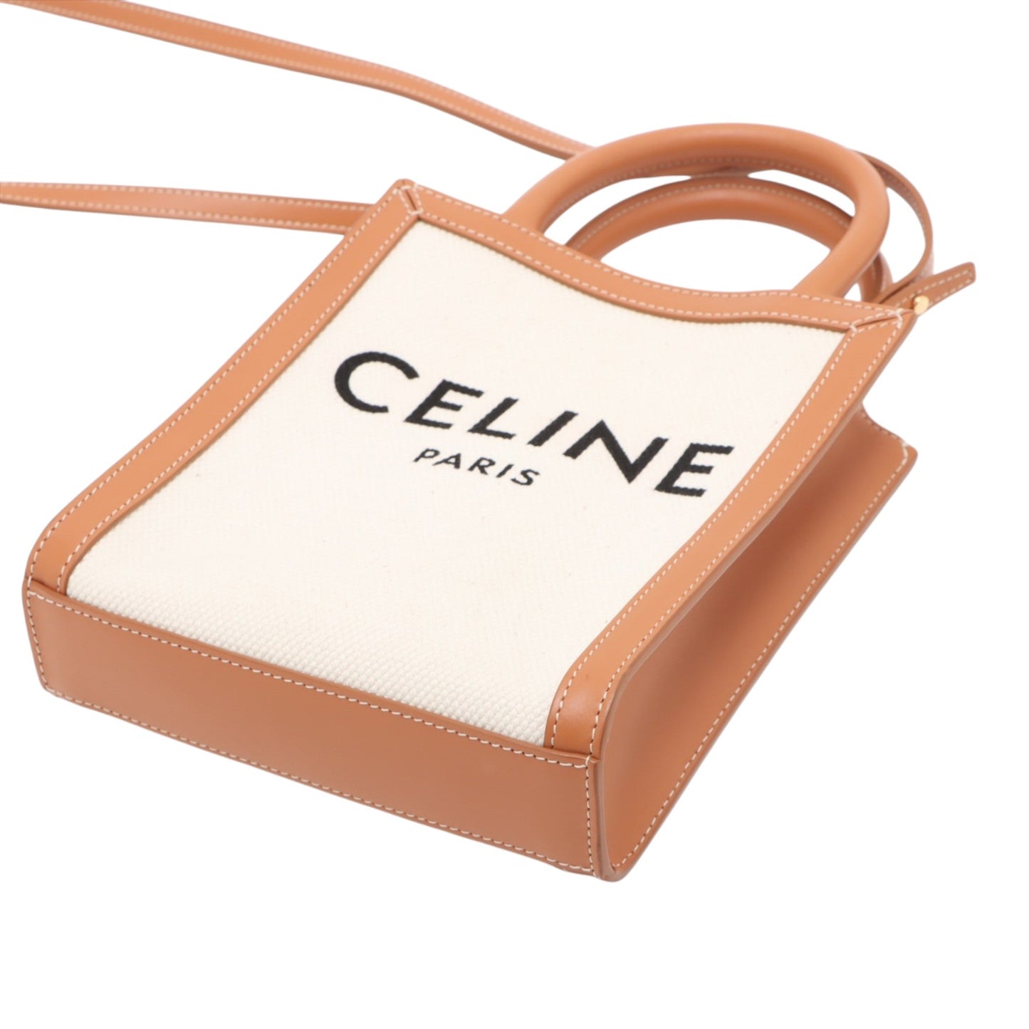 Celine Mini Canvas Vertical Cabas Tote