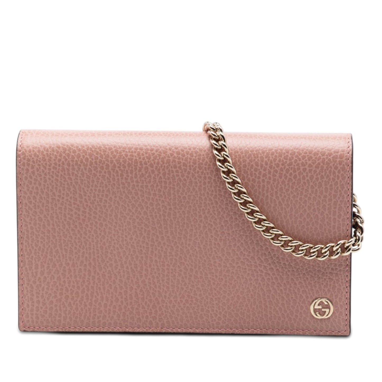 Gucci Leather Betty Wallet On Chain