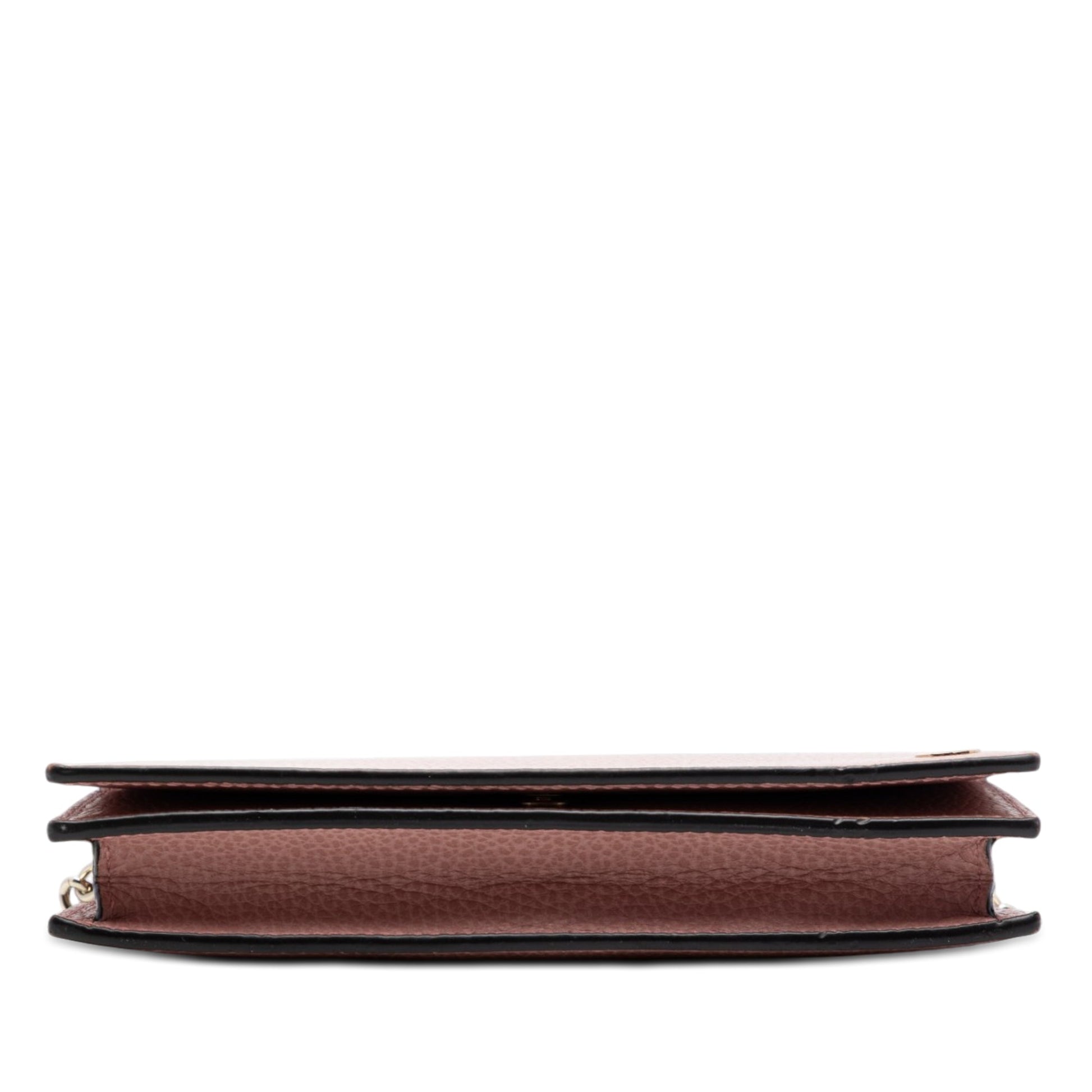 Gucci Leather Betty Wallet On Chain