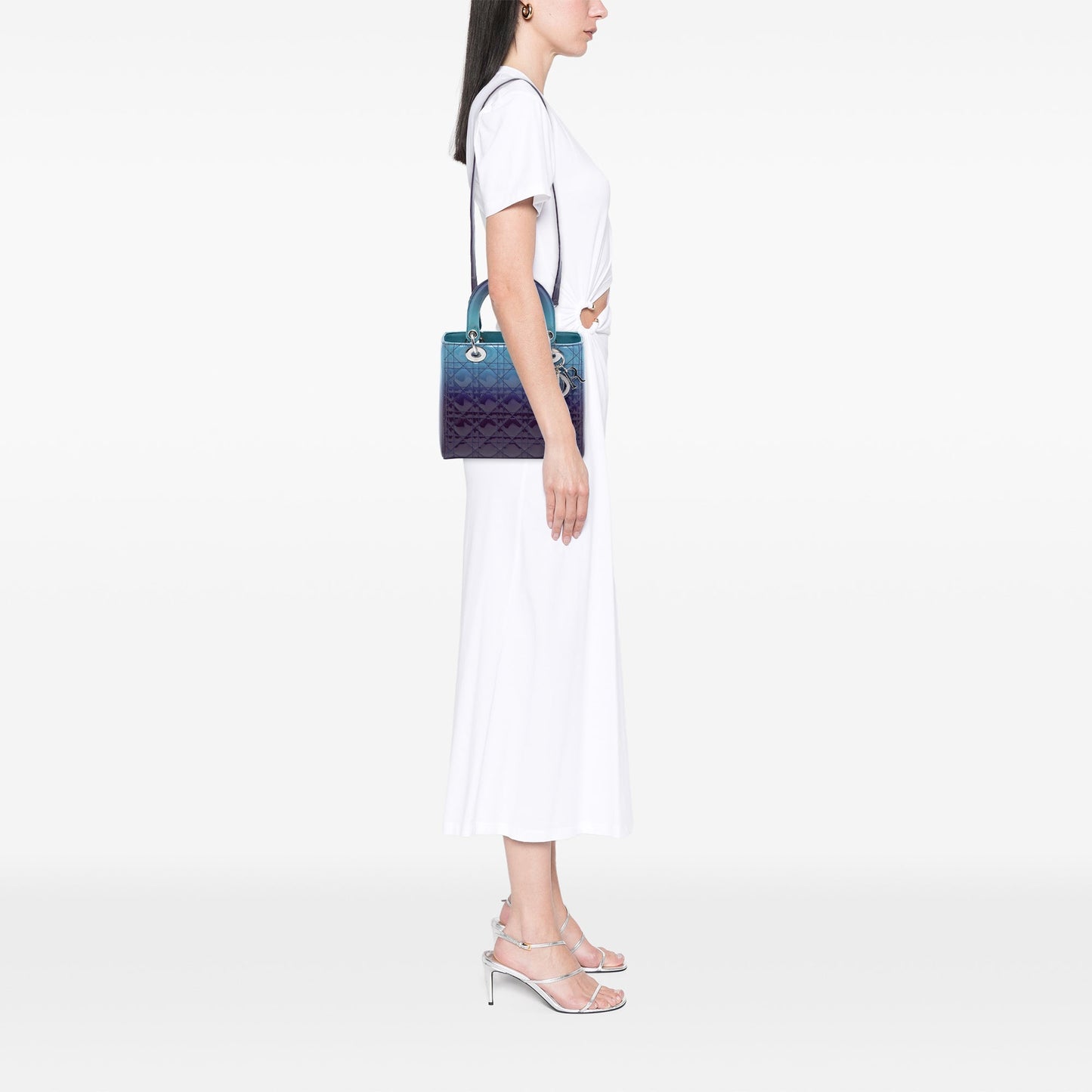 Dior Medium Ombre Patent Cannage Lady Dior