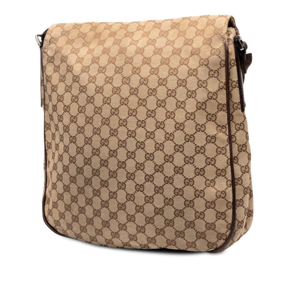Gucci GG Canvas Crossbody — Beige