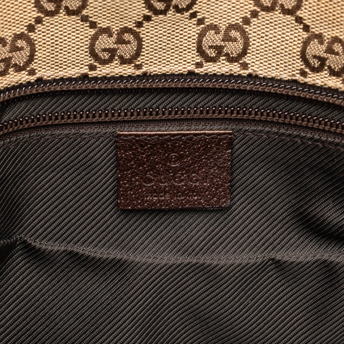 Gucci GG Canvas Crossbody — Beige