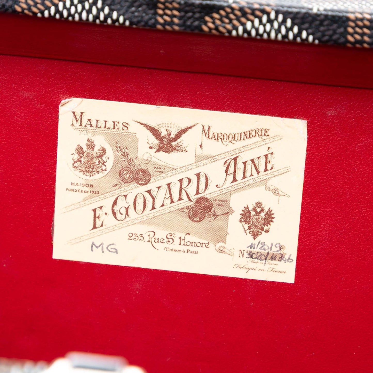 Goyard Goyardine Minaudiere Trunk Bag