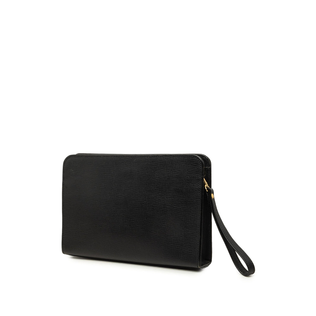 Burberry Leather Clutch — Black