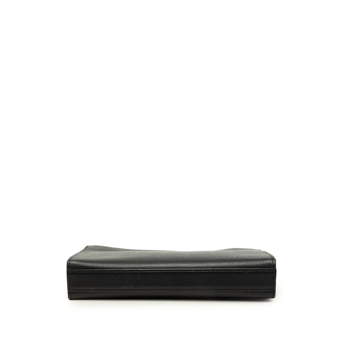 Burberry Leather Clutch — Black