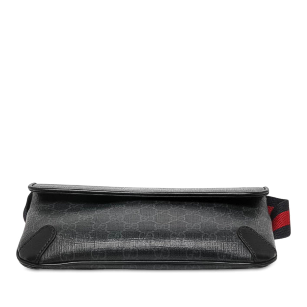 Gucci Small GG Supreme Web Belt Bag — Black