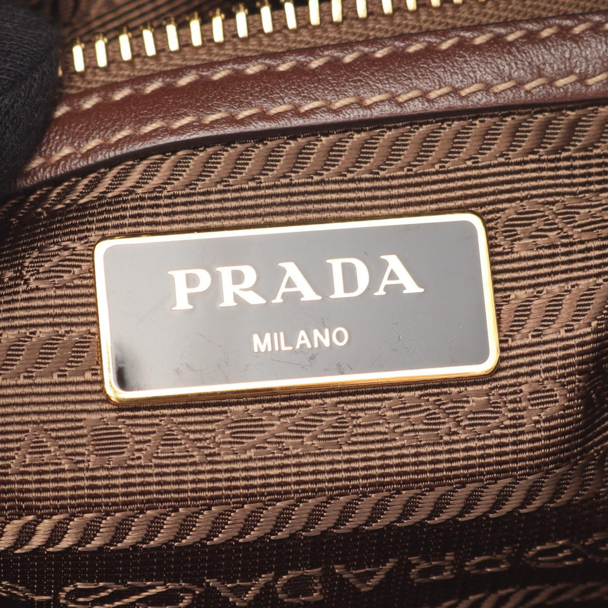 Prada Jacquard Canvas Canapa Logo Crossbody