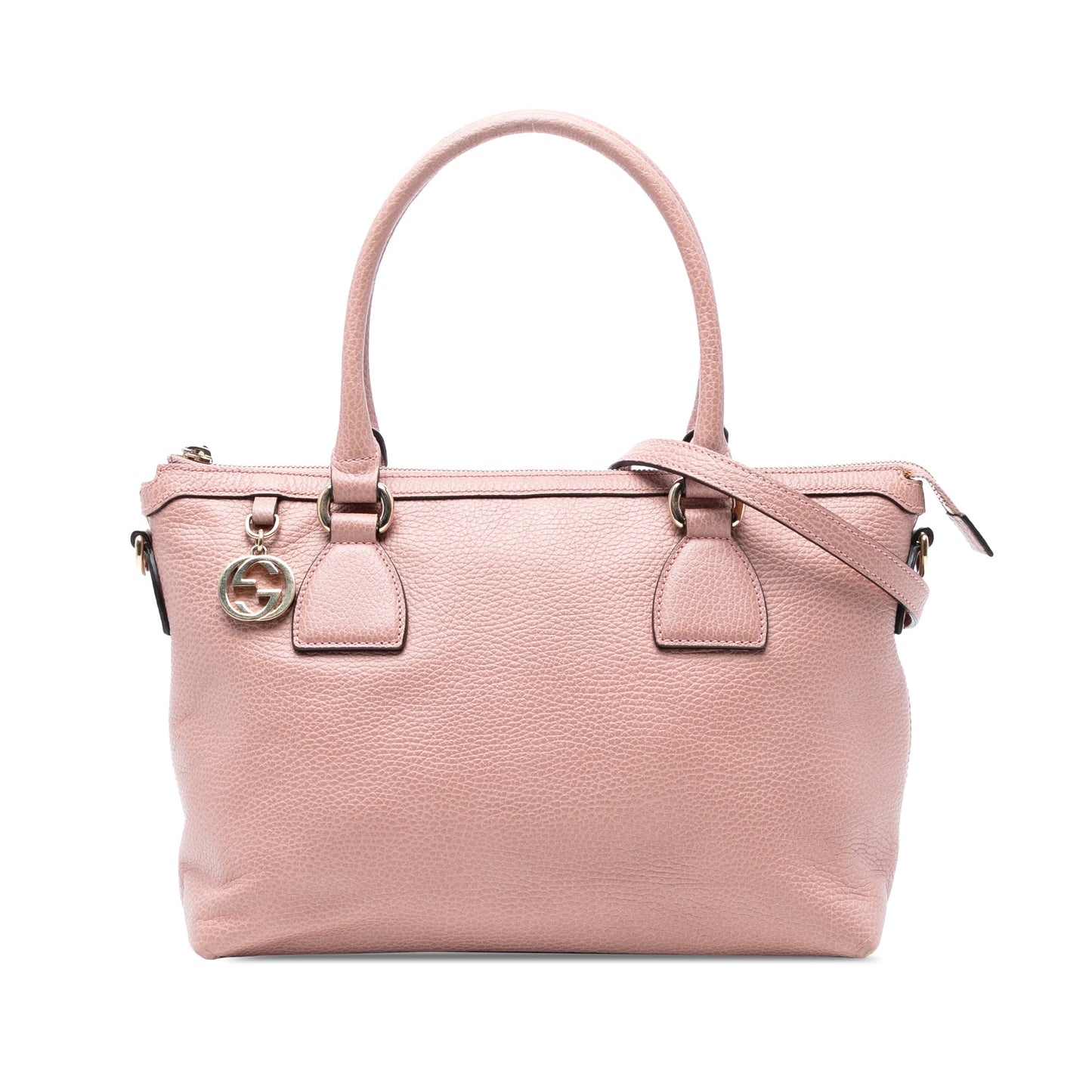 Gucci Dollar Calfskin GG Charm Satchel