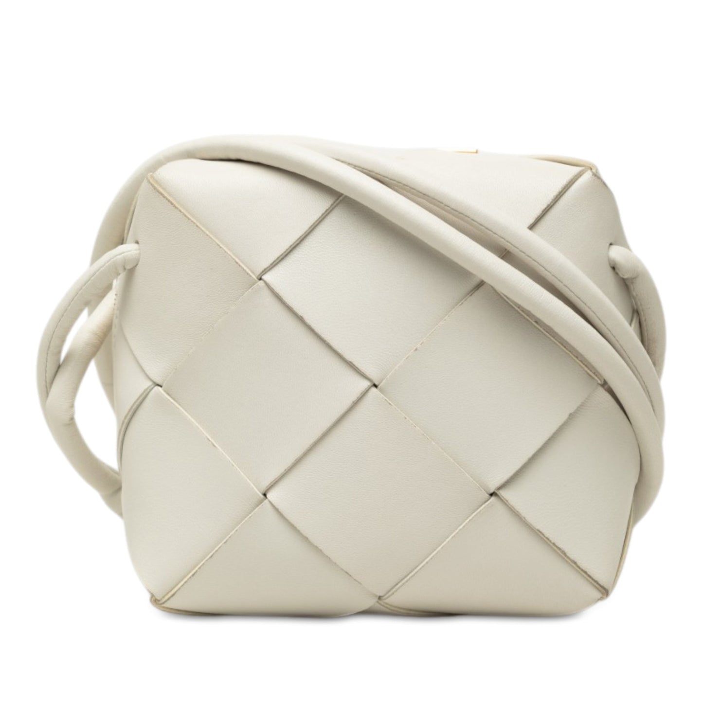 Bottega Veneta Mini Lambskin Intrecciato Cassette Camera Bag