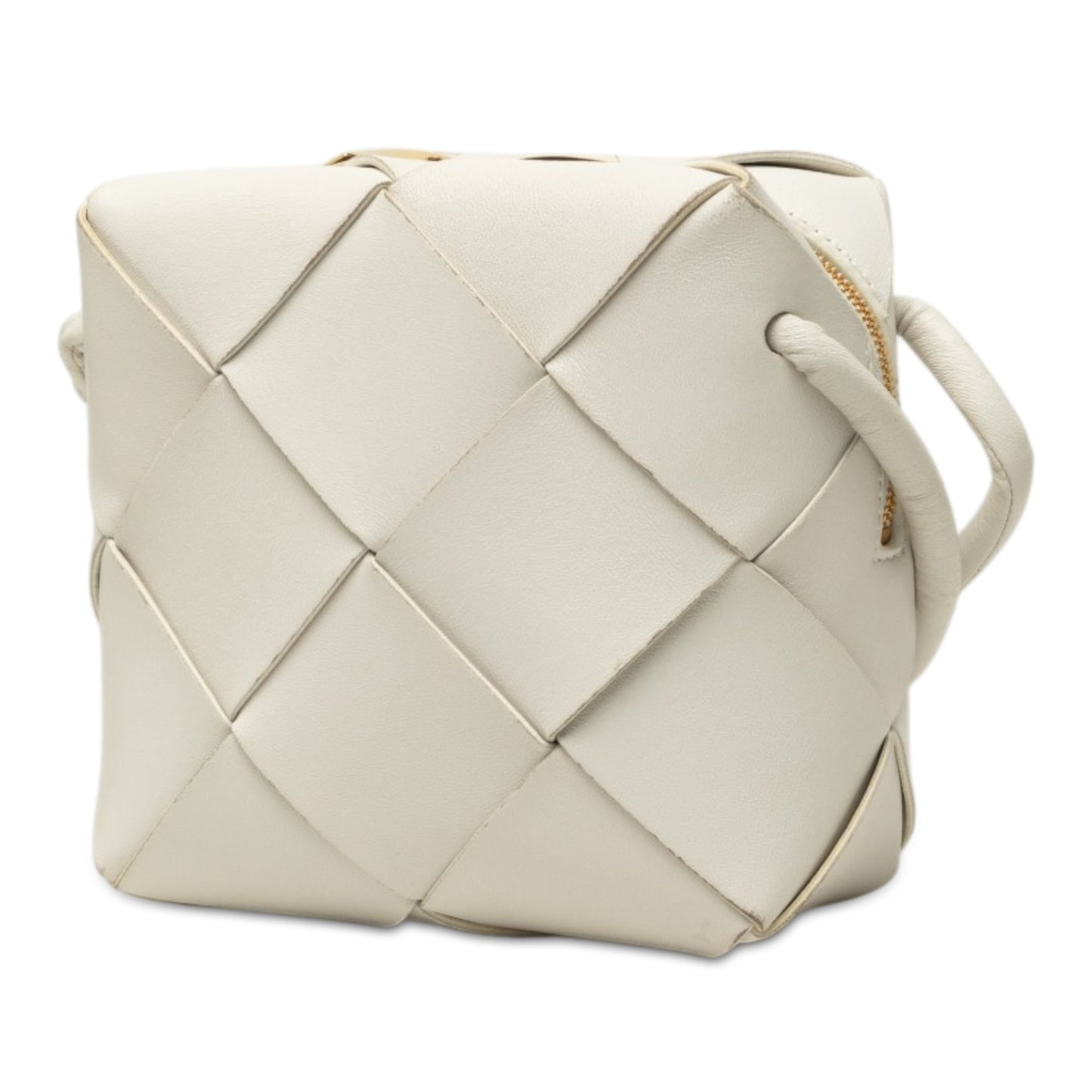Bottega Veneta Mini Lambskin Intrecciato Cassette Camera Bag