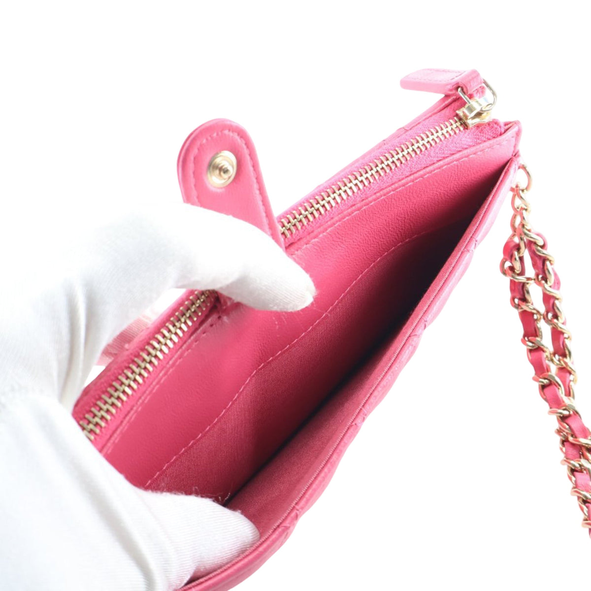 Chanel Quilted Lambskin All About Chanel Clutch On Chain