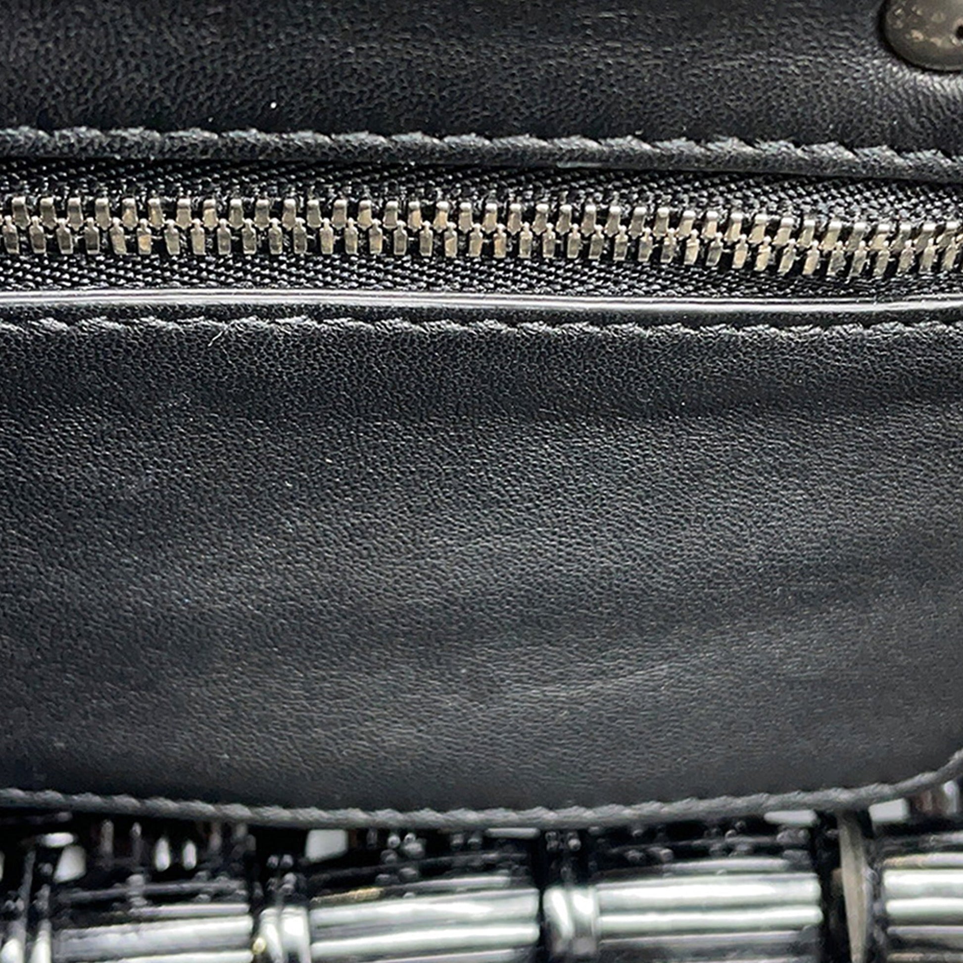 Balenciaga Faux Leather Bistro Basket Bag XXS