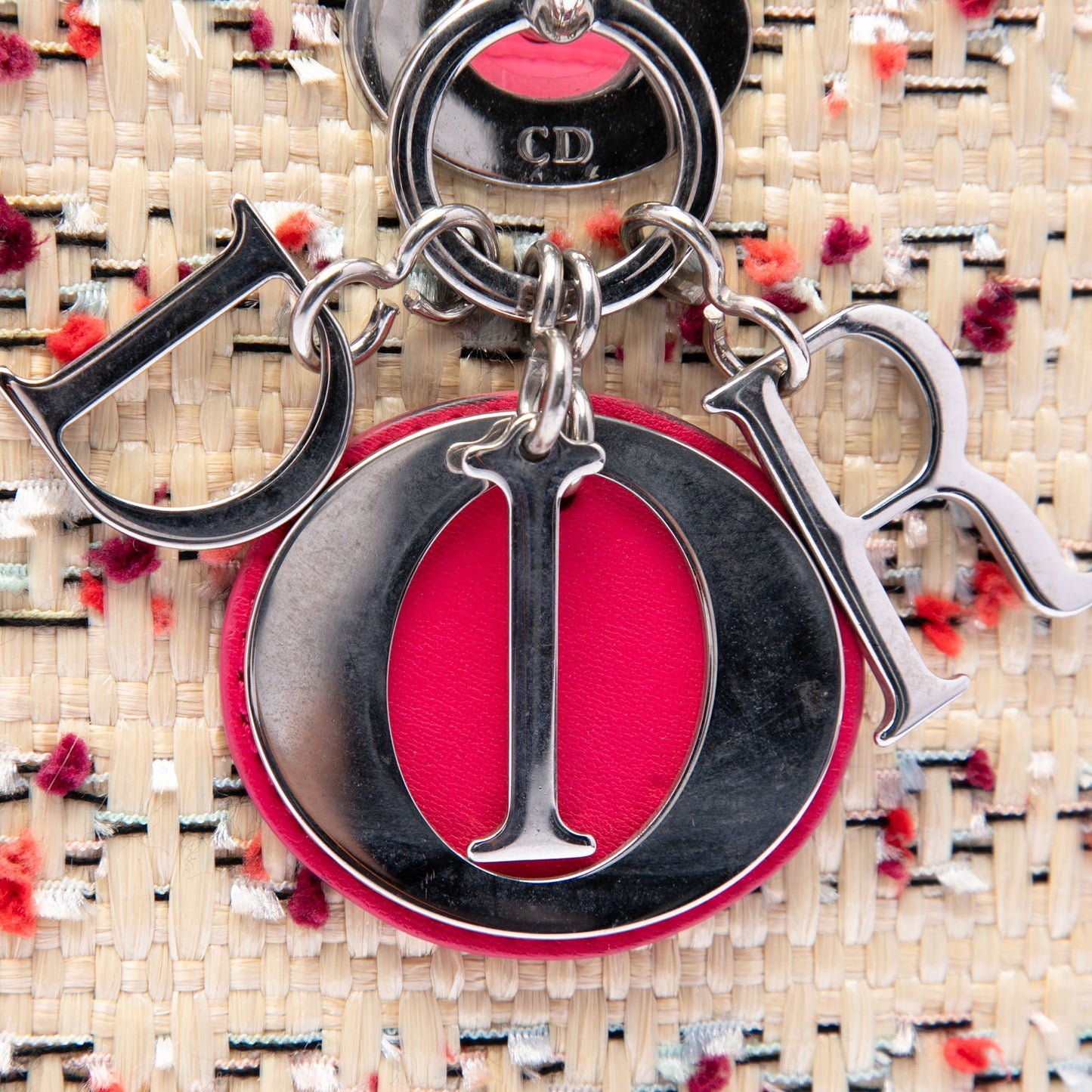Dior Medium Woven Raffia Lady Dior