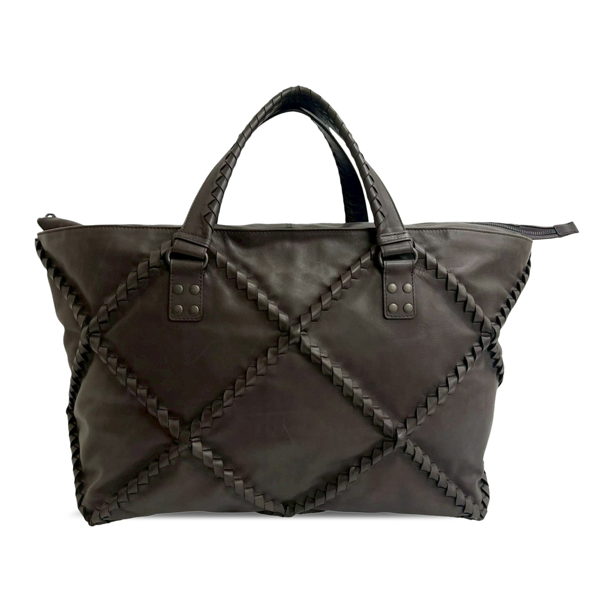 Bottega Veneta Nappa Diamond Intrecciato Tote