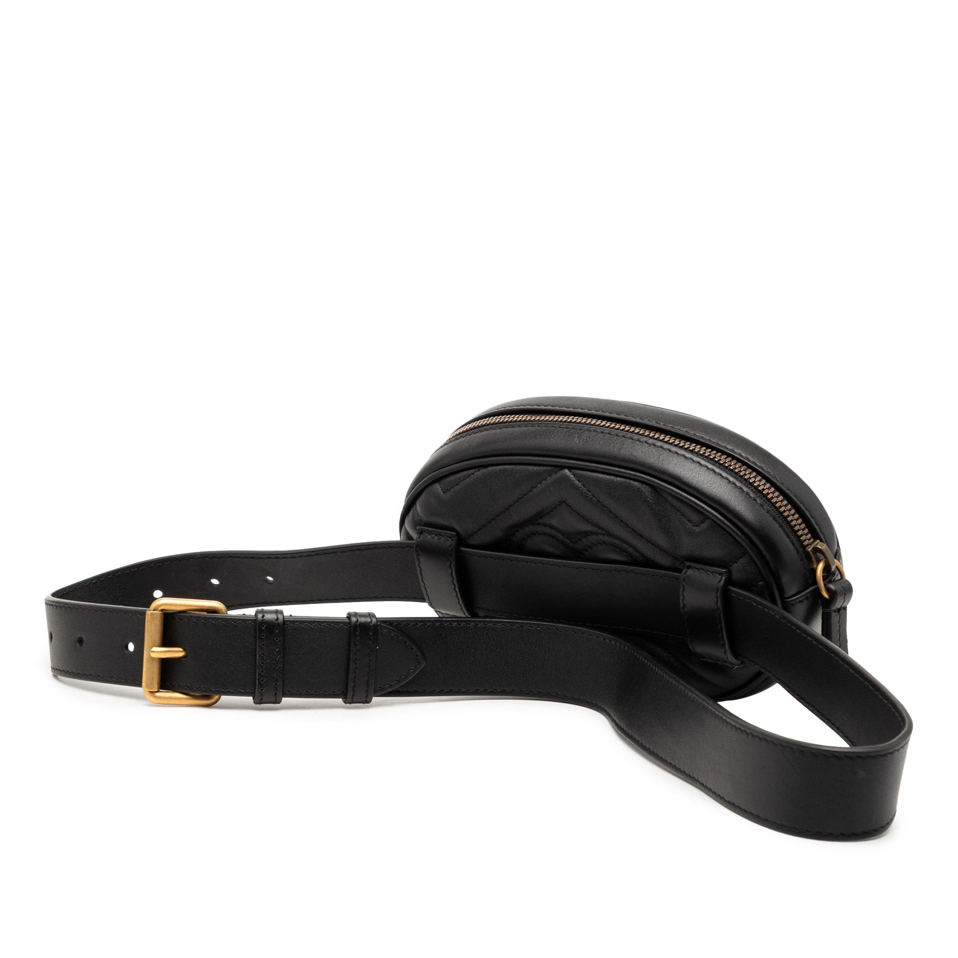 Gucci GG Marmont Matelasse Leather Belt Bag