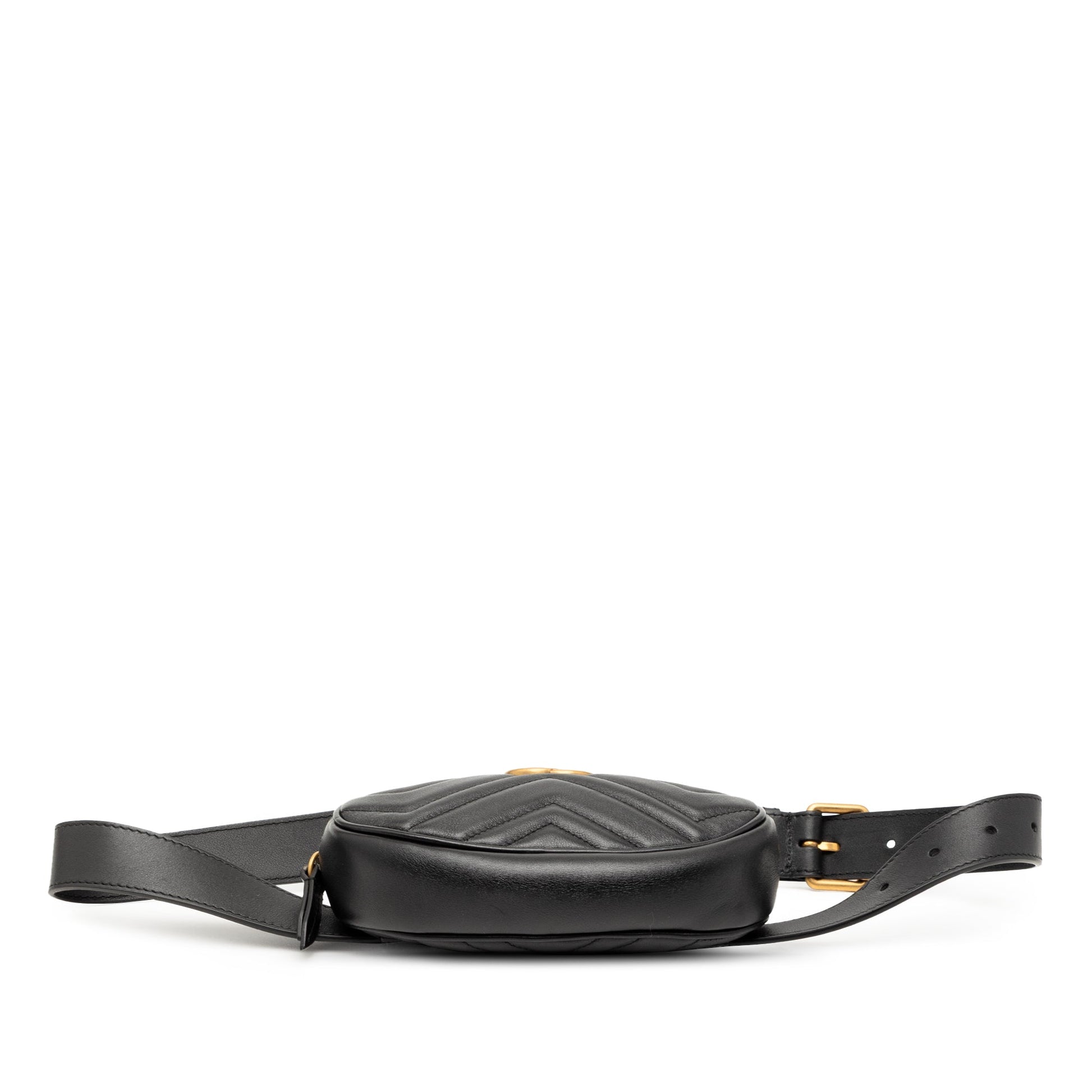 Gucci GG Marmont Matelasse Leather Belt Bag