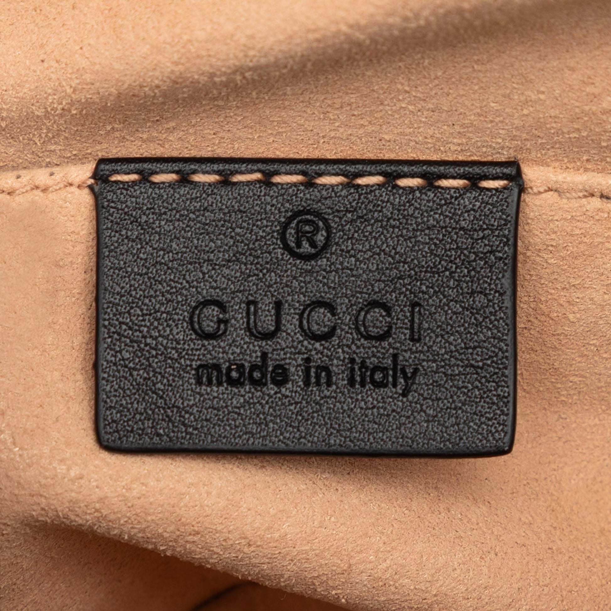 Gucci GG Marmont Matelasse Leather Belt Bag