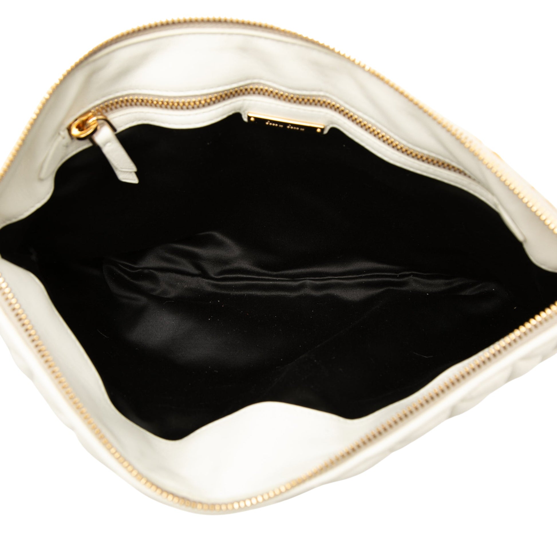 Miu Miu Nappa Biker Clutch
