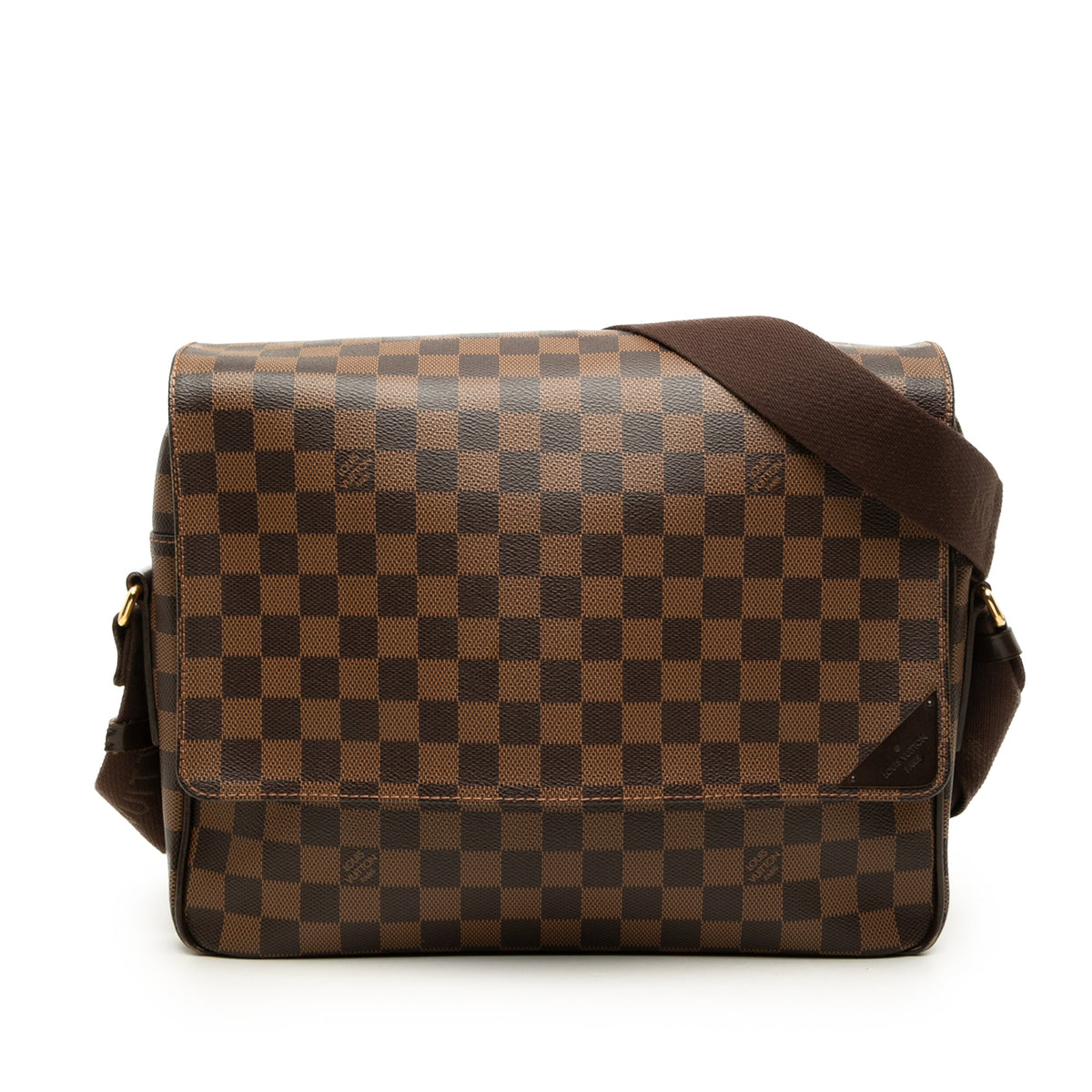 Louis Vuitton Damier Ebene Shelton MM — Brown