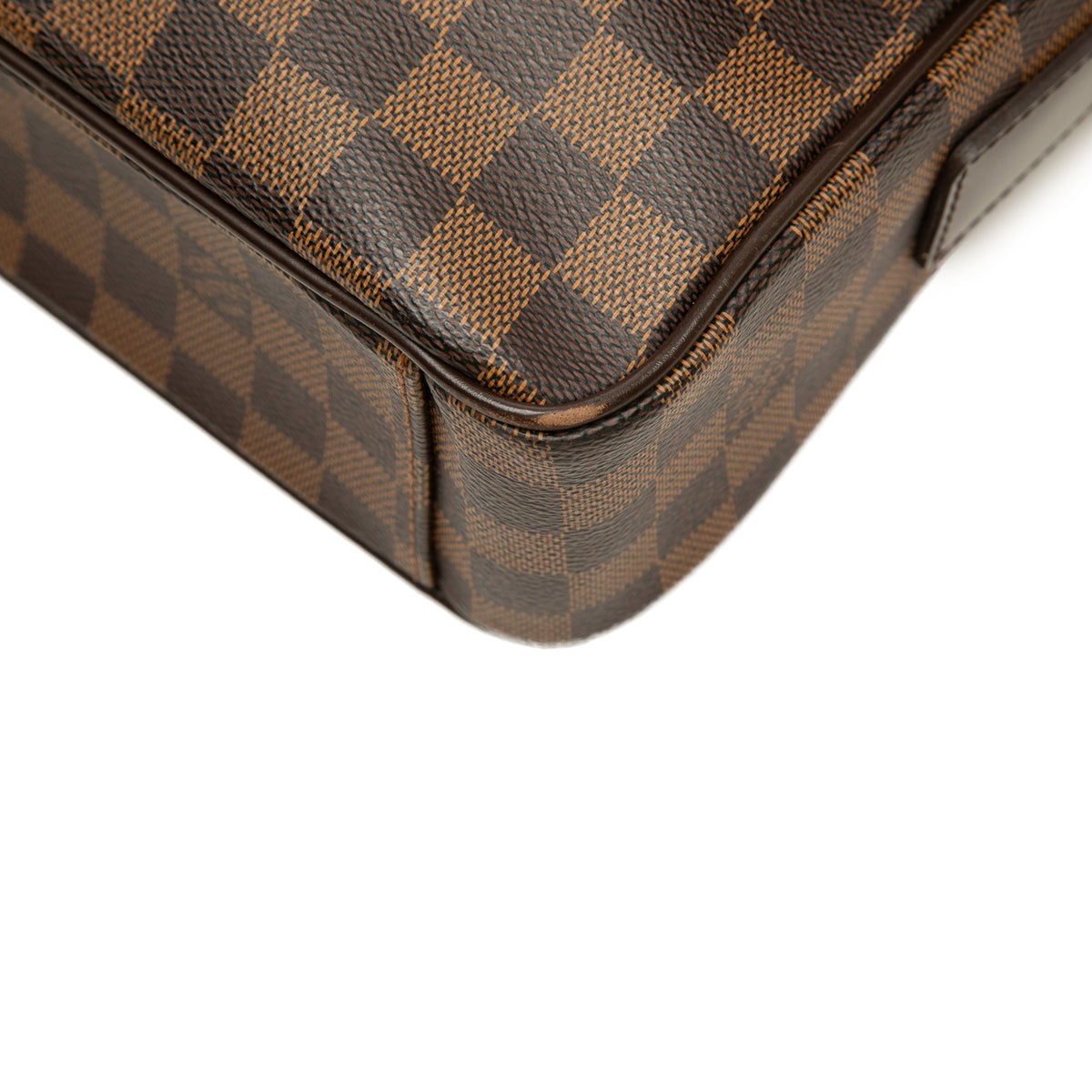 Louis Vuitton Damier Ebene Shelton MM — Brown