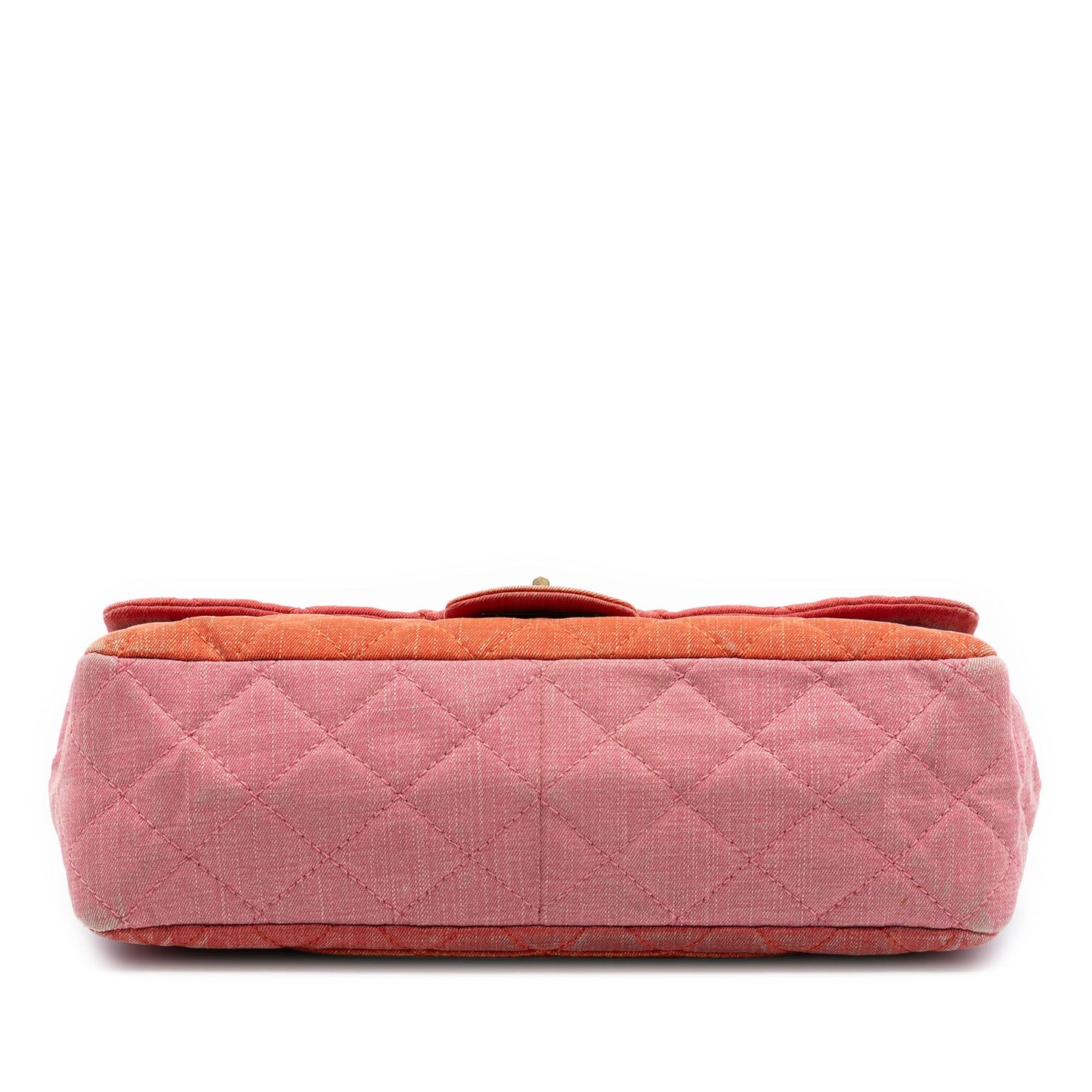 Chanel Tricolor Quilted Denim Reissue 2.55 Double Flap 227