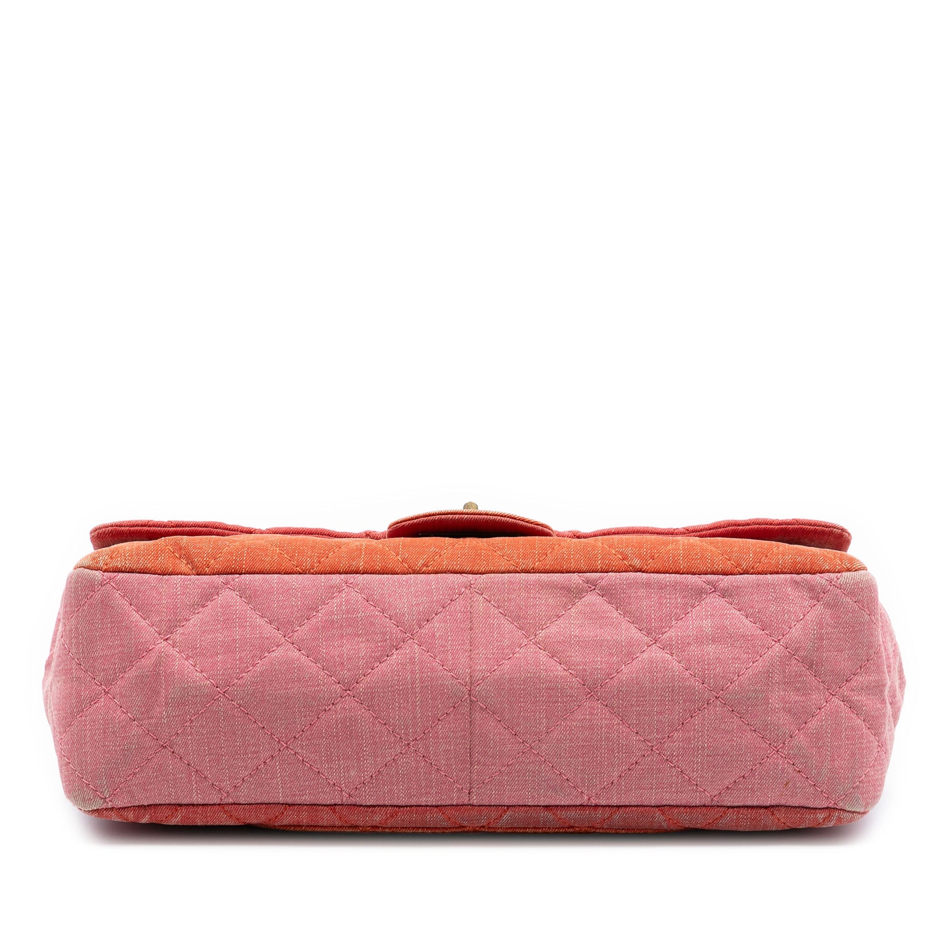 Chanel Tricolor Quilted Denim Reissue 2.55 Double Flap 227
