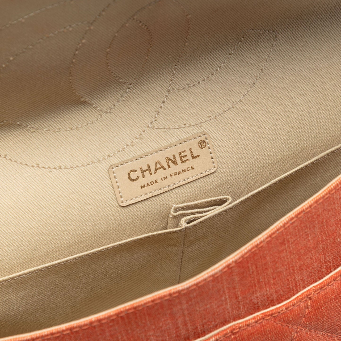 Chanel Tricolor Quilted Denim Reissue 2.55 Double Flap 227
