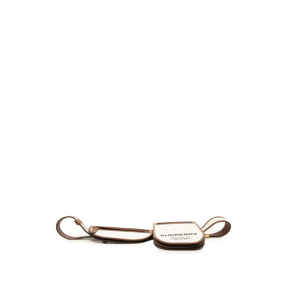 Burberry Canvas Logo 3 in 1 Olympia Belt Bag — Brown