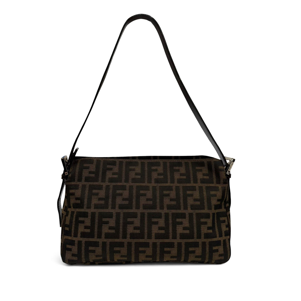 Fendi Zucca Canvas Shoulder Bag