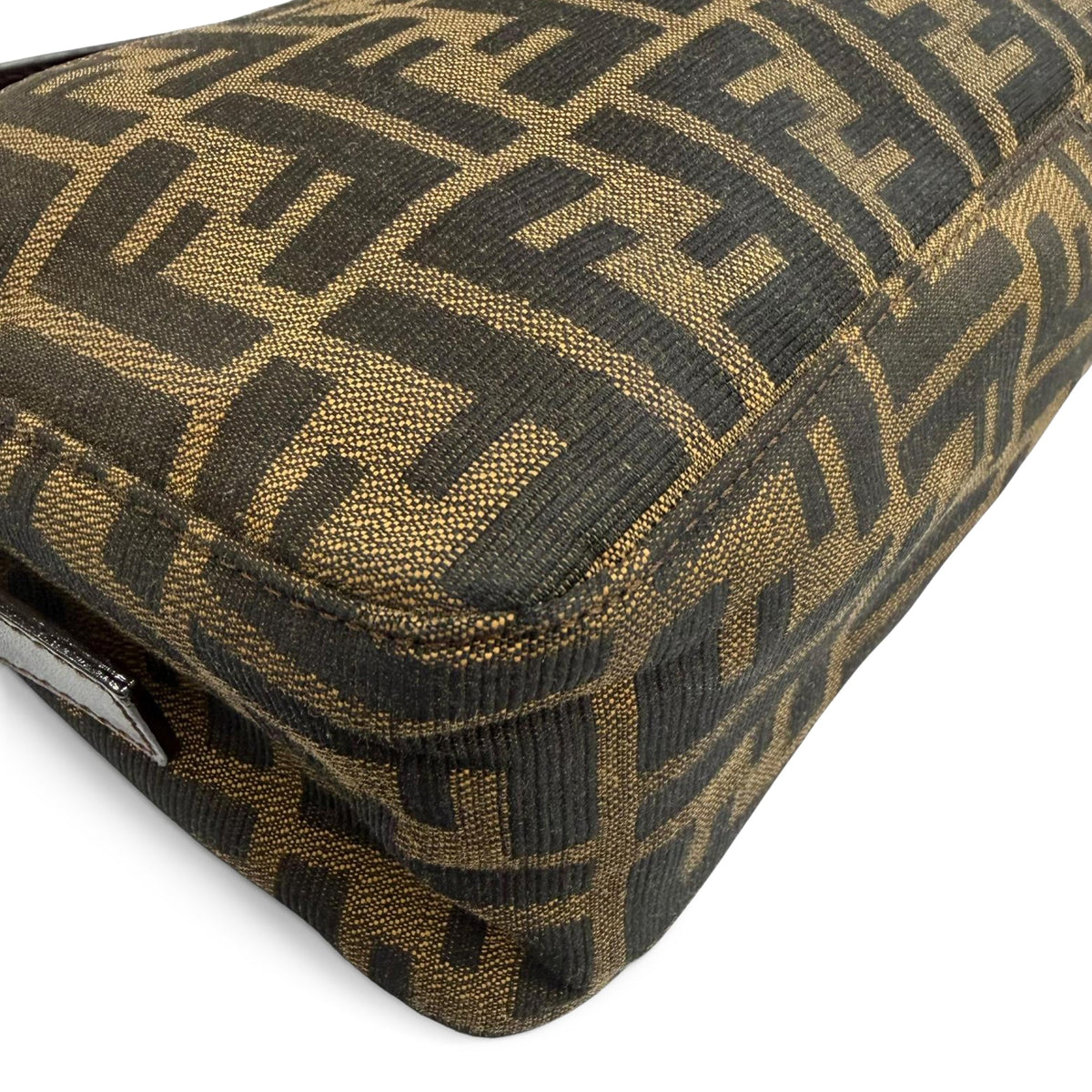 Fendi Zucca Canvas Shoulder Bag