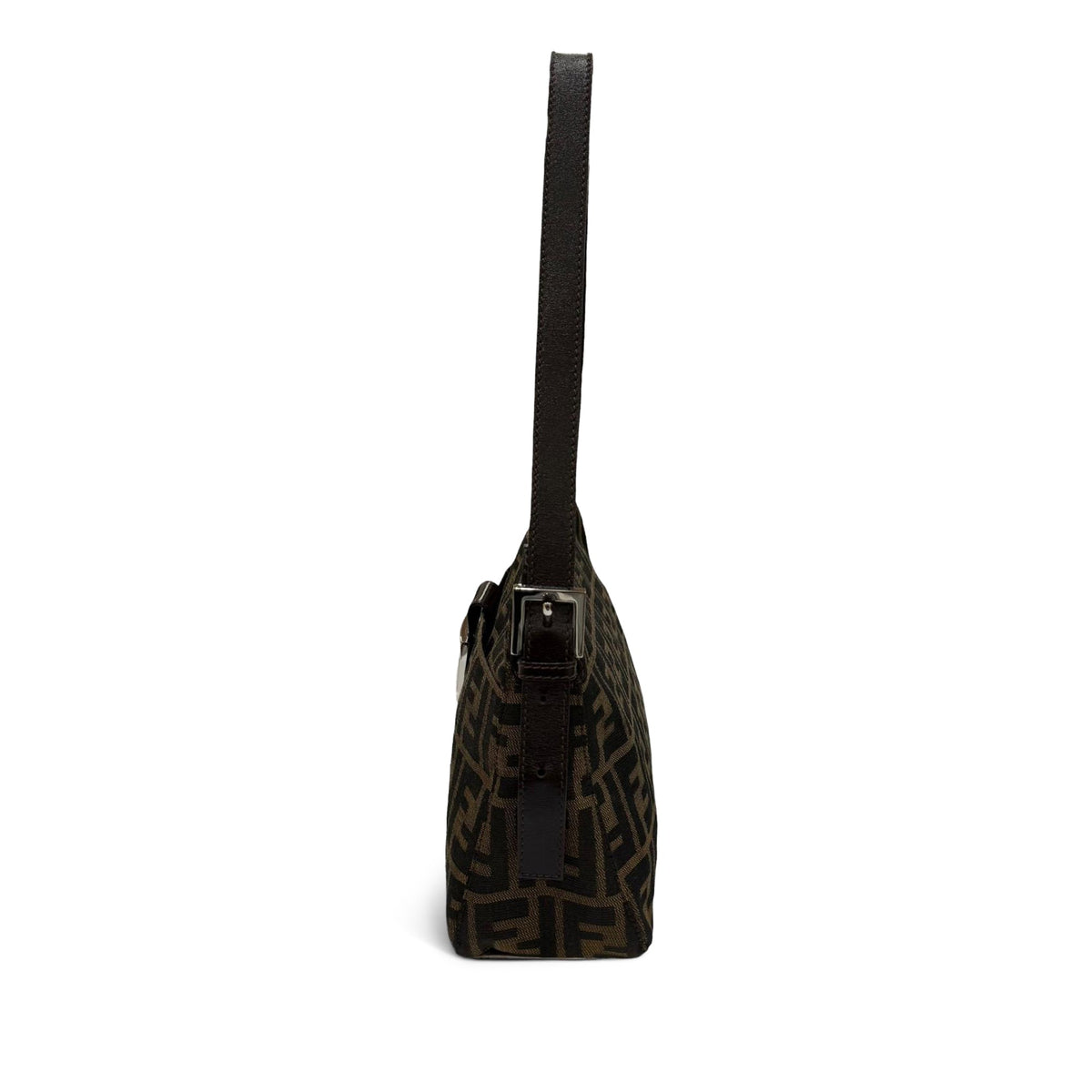 Fendi Zucca Canvas Shoulder Bag