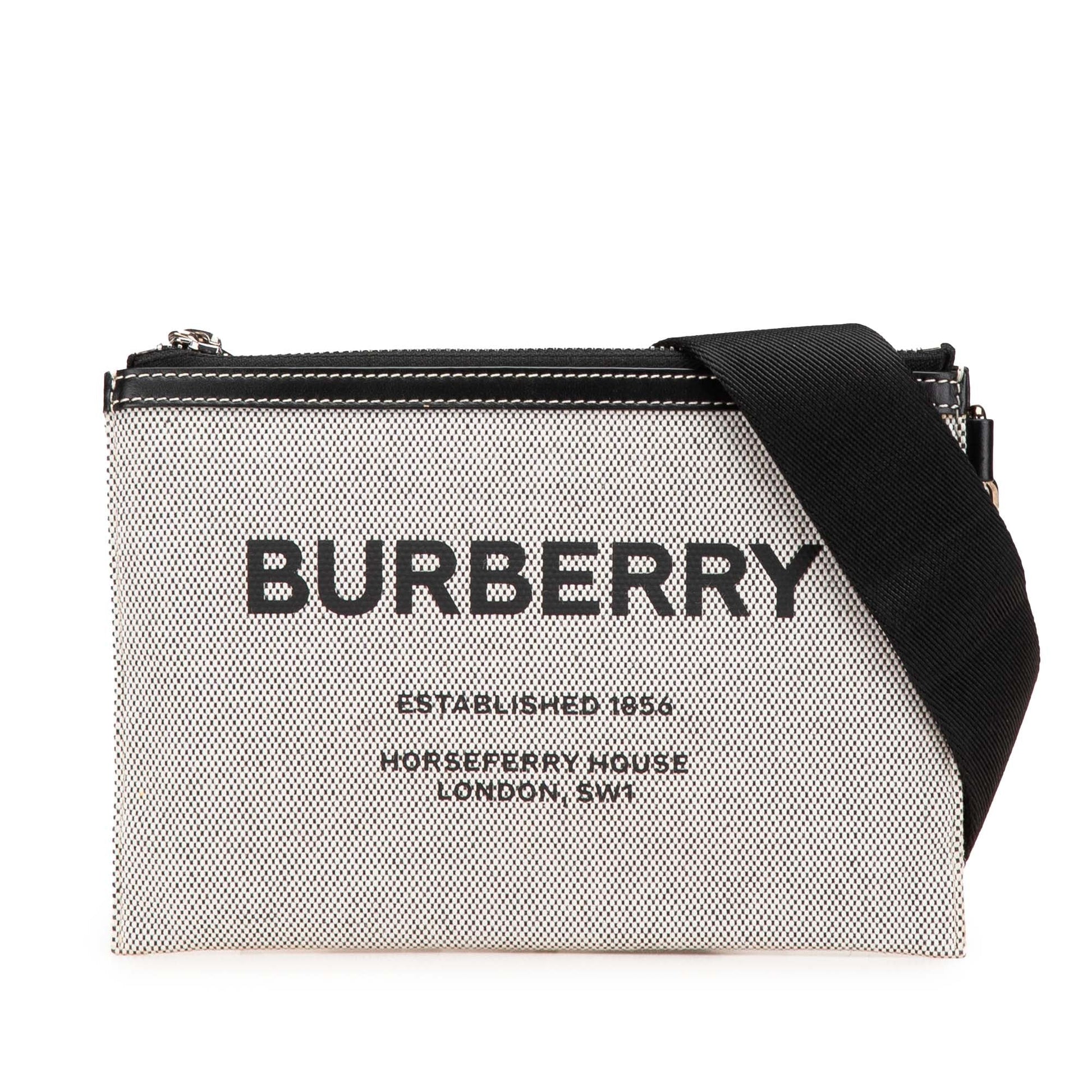 Burberry Canvas Horseferry Print Callum Crossbody