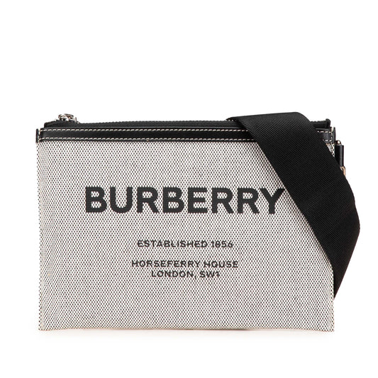 Burberry Canvas Horseferry Print Callum Crossbody