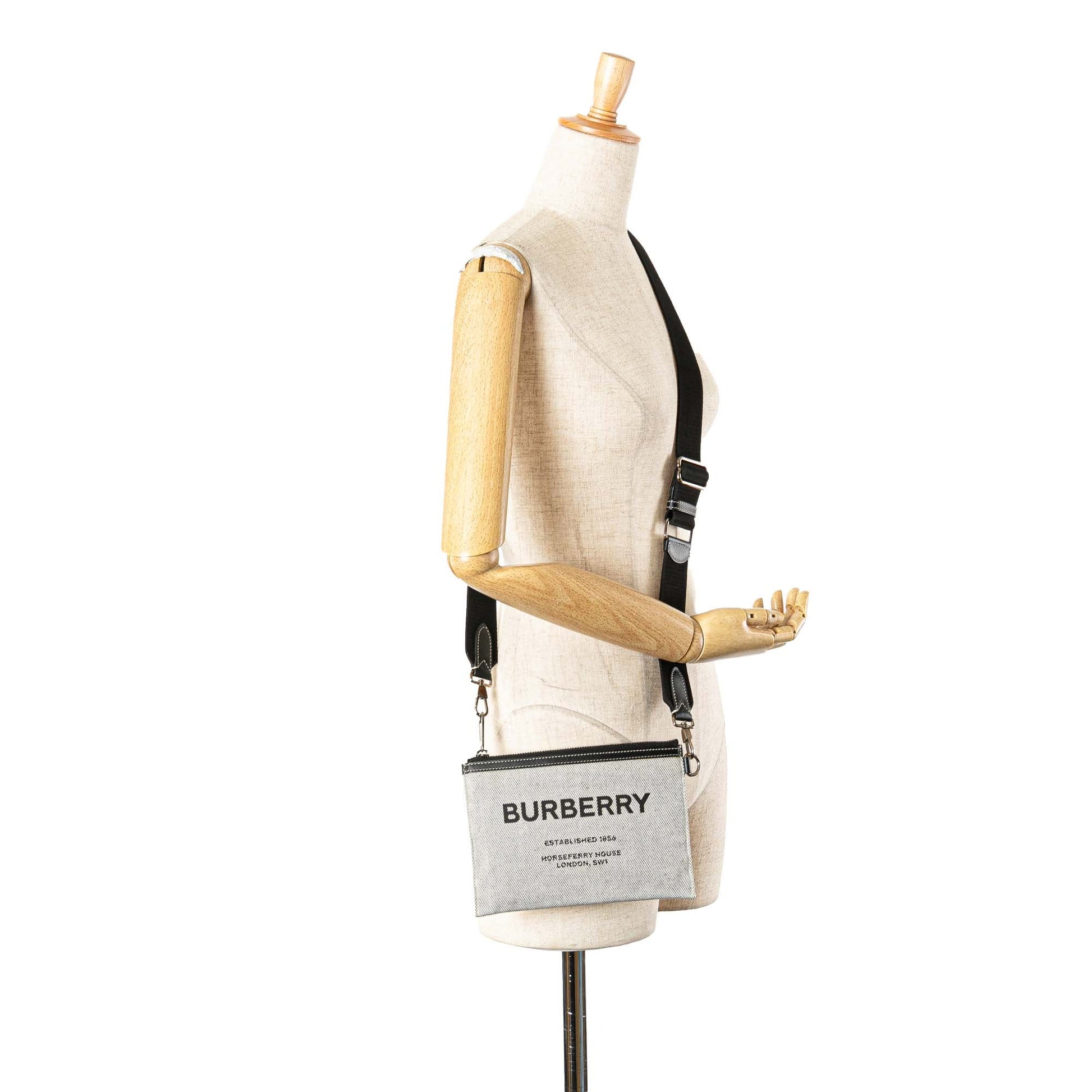 Burberry Canvas Horseferry Print Callum Crossbody