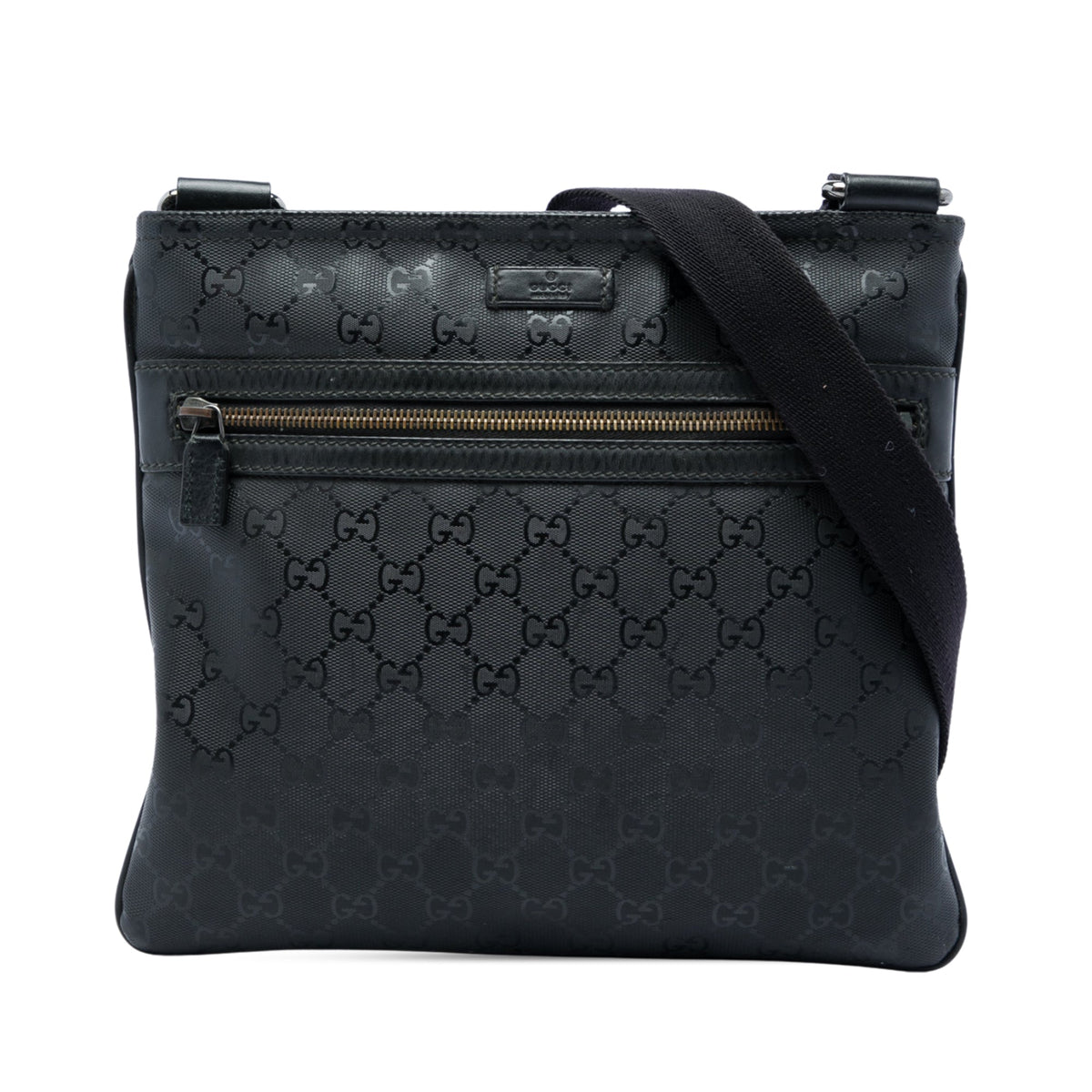 Gucci GG Imprime Crossbody — Black