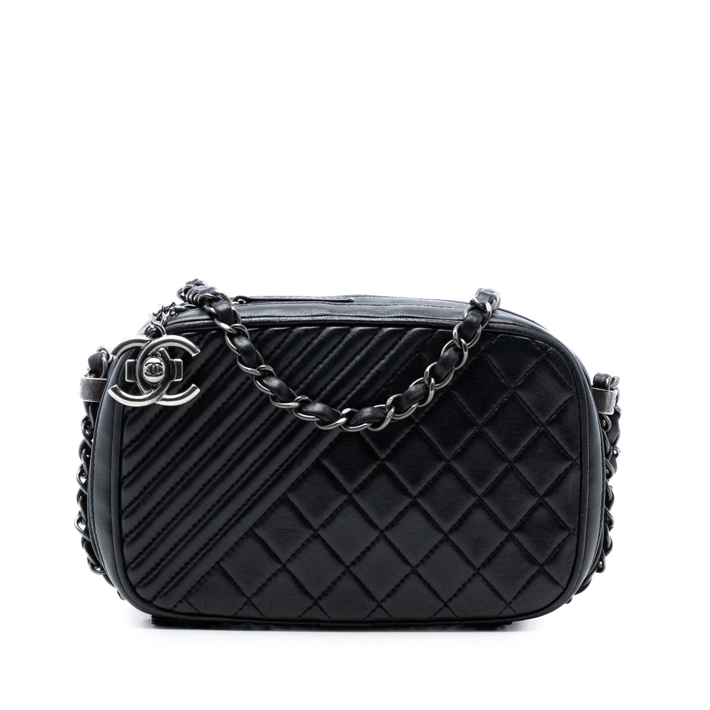 Chanel Mini Quilted Lambskin Coco Boy Camera Bag