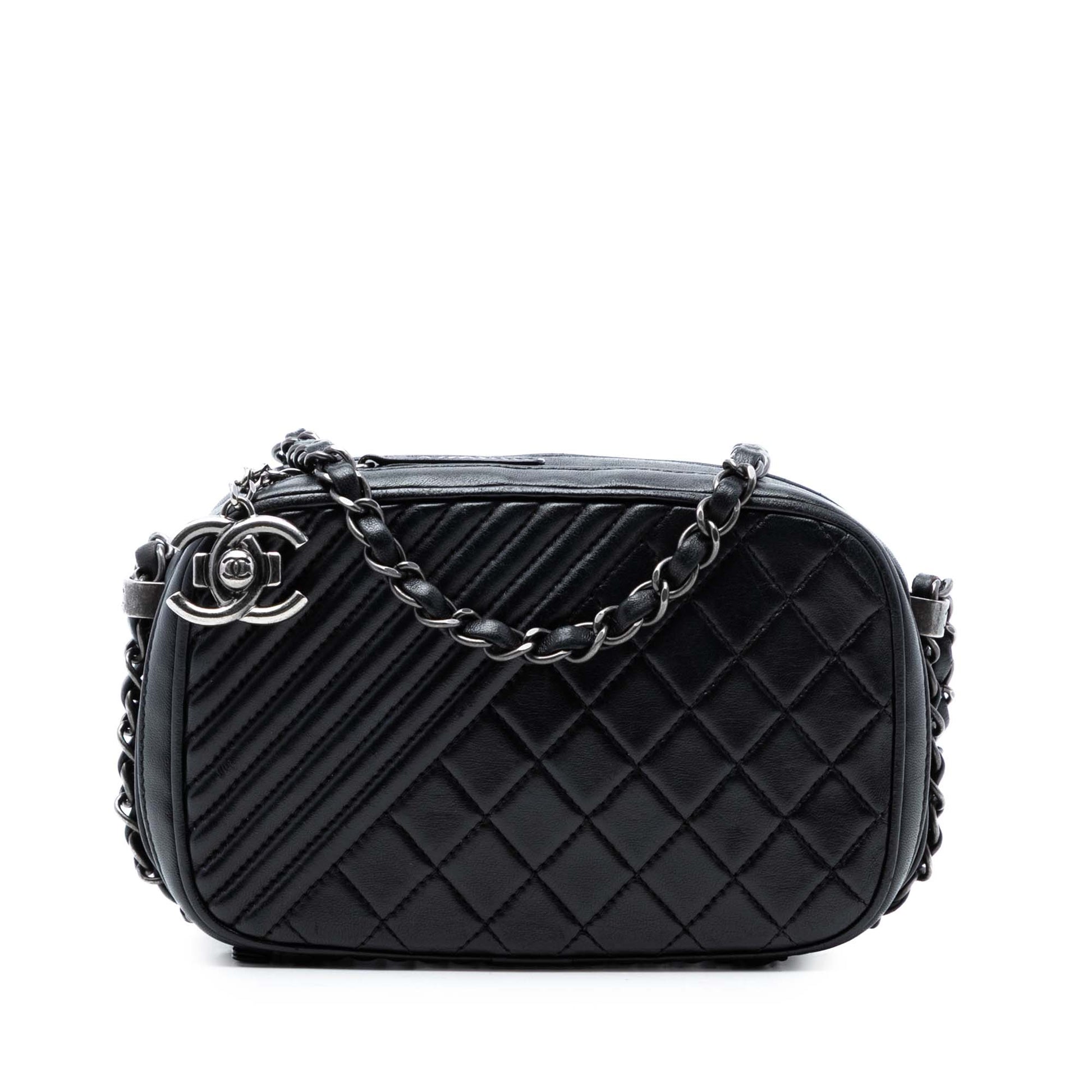 Chanel Mini Quilted Lambskin Coco Boy Camera Bag