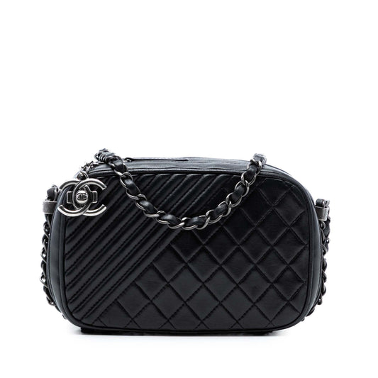 Chanel Mini Quilted Lambskin Coco Boy Camera Bag