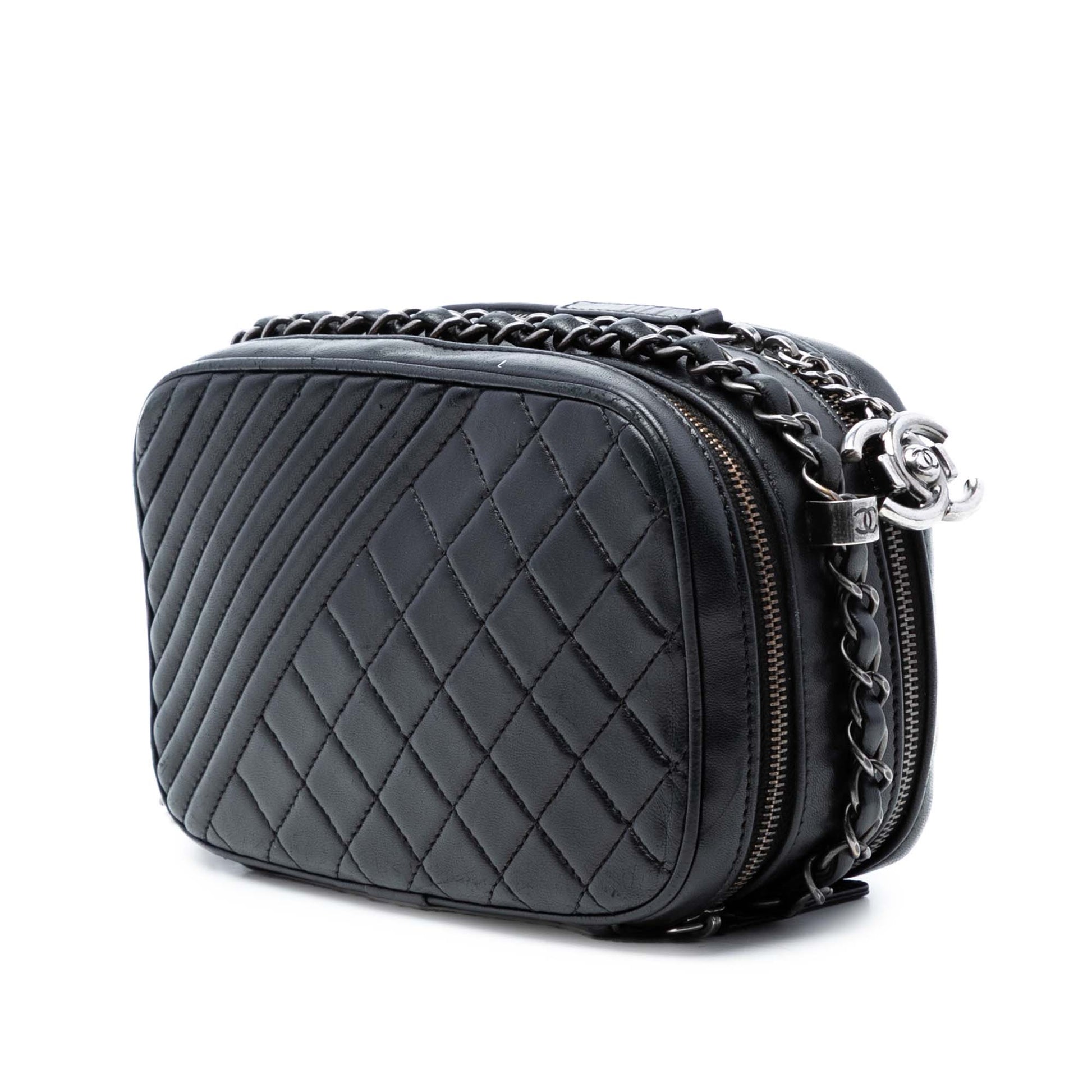 Chanel Mini Quilted Lambskin Coco Boy Camera Bag