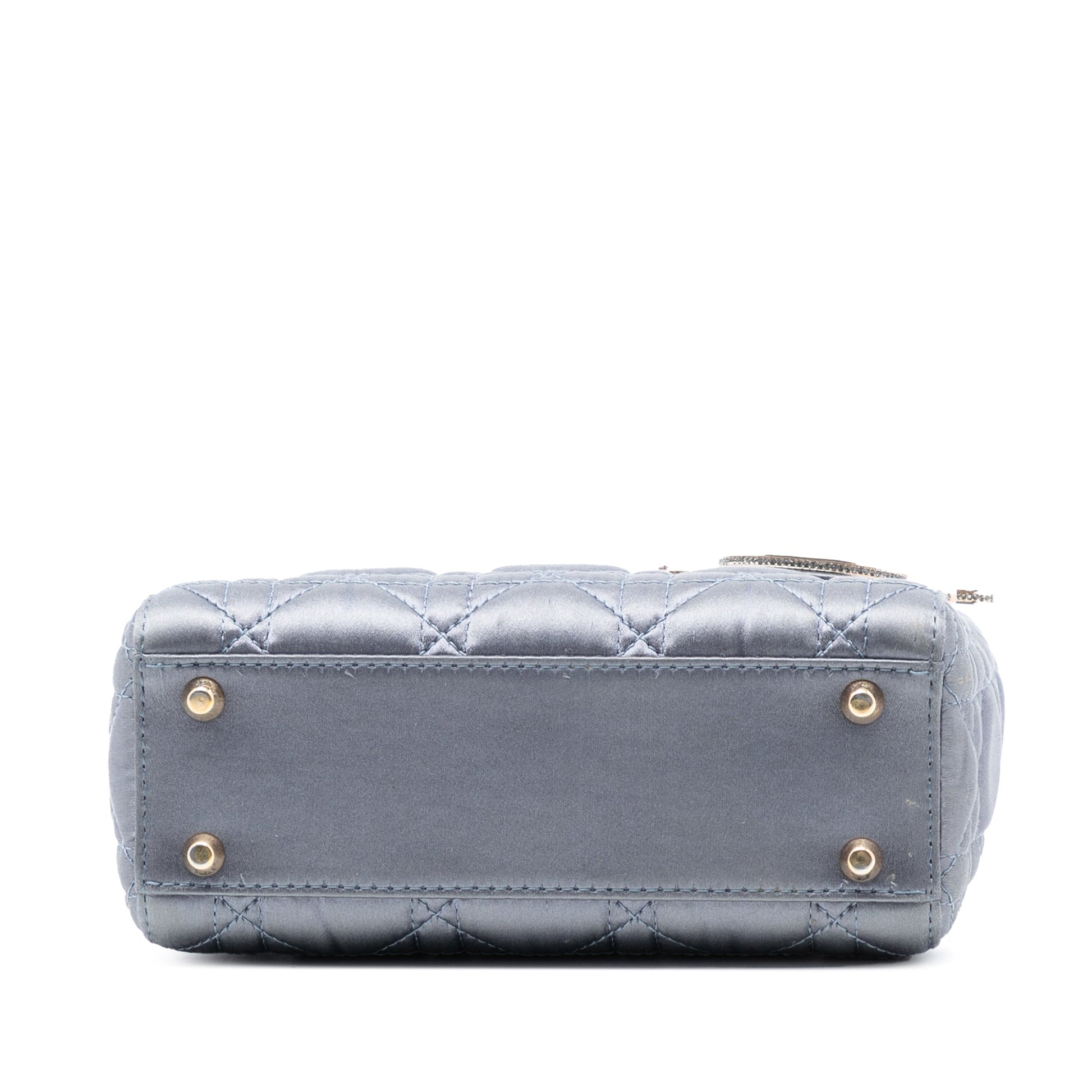 Dior Mini Satin Cannage Swarovski Crystal Lady Dior