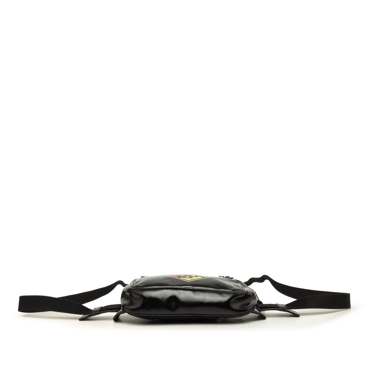 Burberry Vinyl TB Graphic Belt Bag — Black
