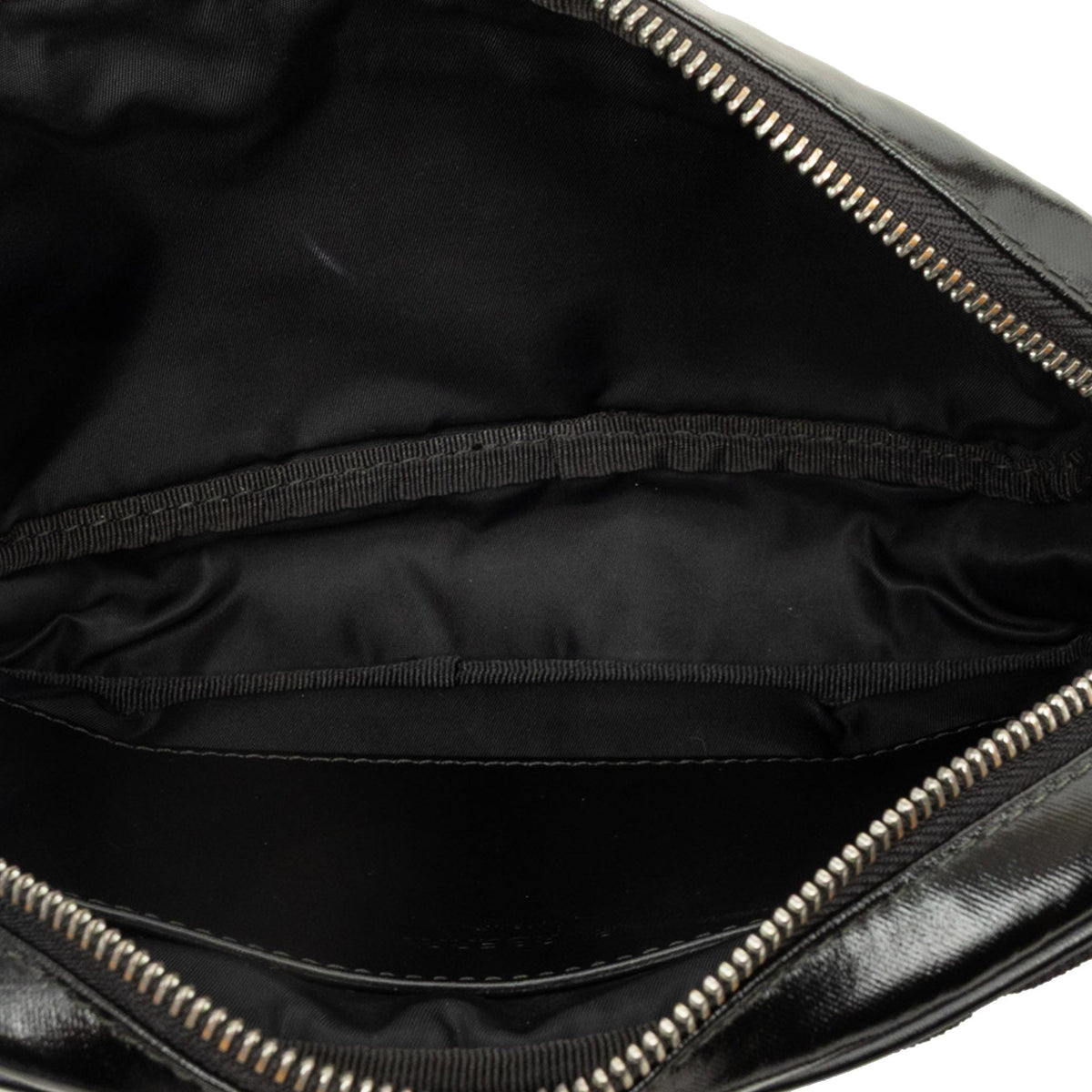 Burberry Vinyl TB Graphic Belt Bag — Black